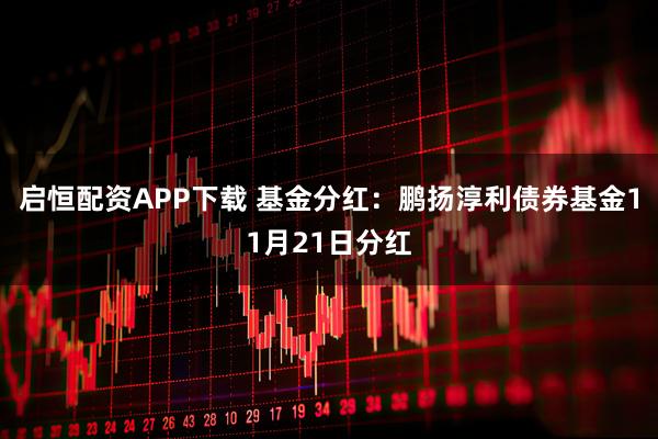 启恒配资APP下载 基金分红：鹏扬淳利债券基金11月21日分红